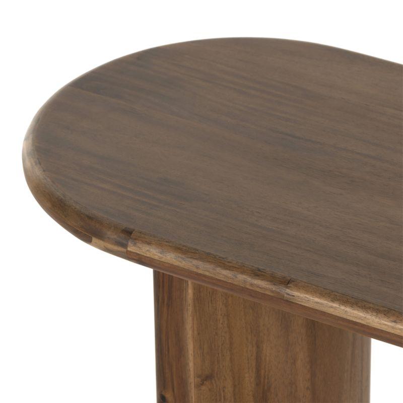 Haiden Seasoned Brown Acacia 72'' Dining Bench