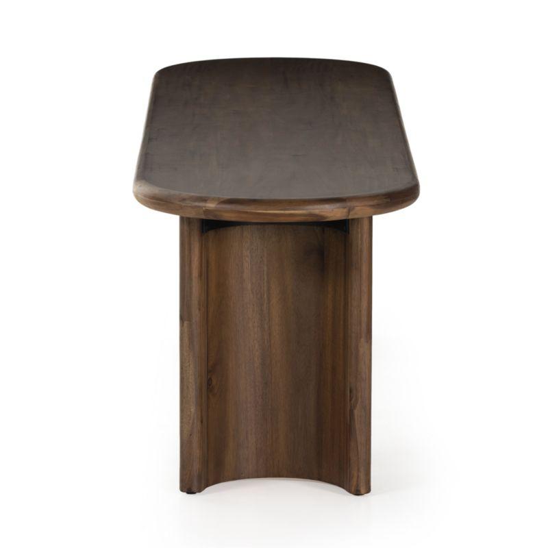 Haiden Seasoned Brown Acacia 72'' Dining Bench