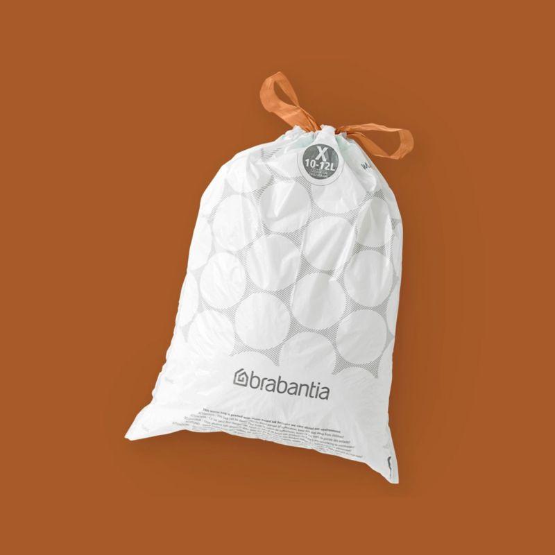 Brabantia PerfectFit Trash Bags, Code X, 2.6-3.2 Gallon, 200 Count