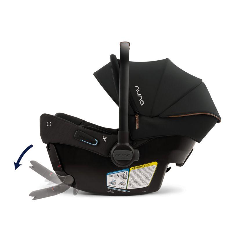 Nuna ® PIPA ™ Urbn Caviar Black Baseless Baby Car Seat + TRIV ™ Next Stroller Travel System