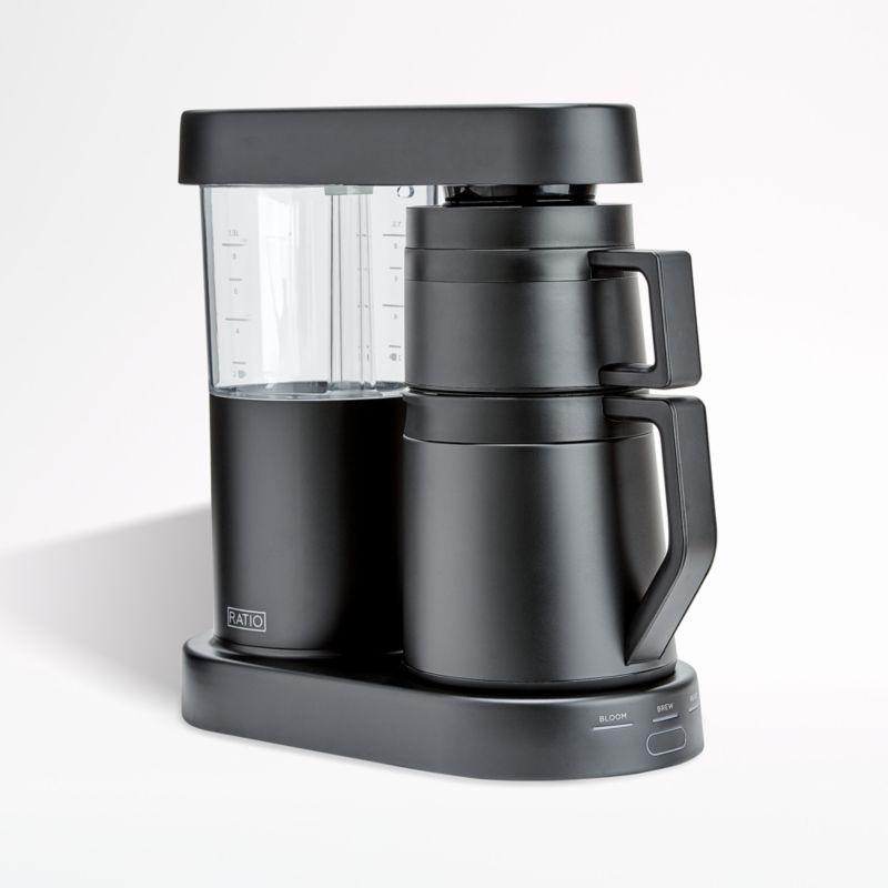 Matte Black Stainless Steel Pour-Over Coffee Maker