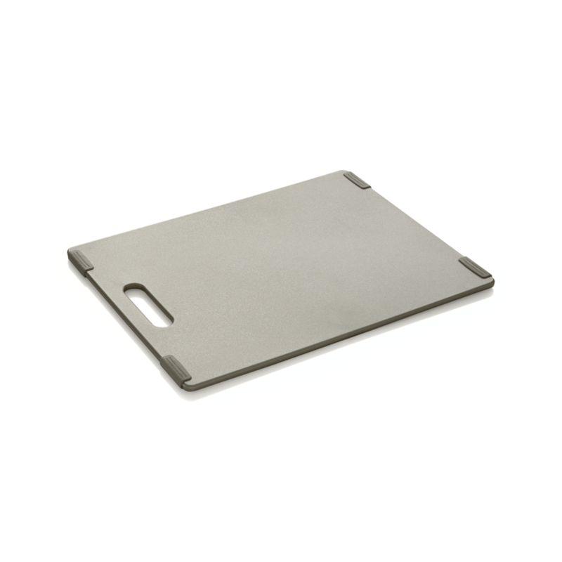 Pewter Rectangular Reversible Plastic Cutting Board