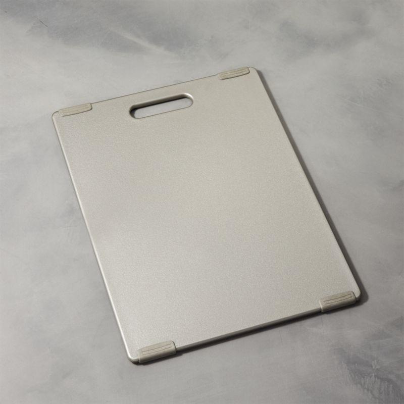 Pewter Rectangular Reversible Plastic Cutting Board