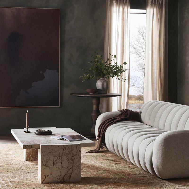 Barredo Coffee Table - Cream Marble