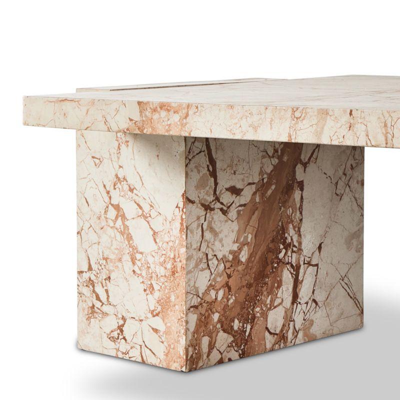 Barredo Coffee Table - Cream Marble