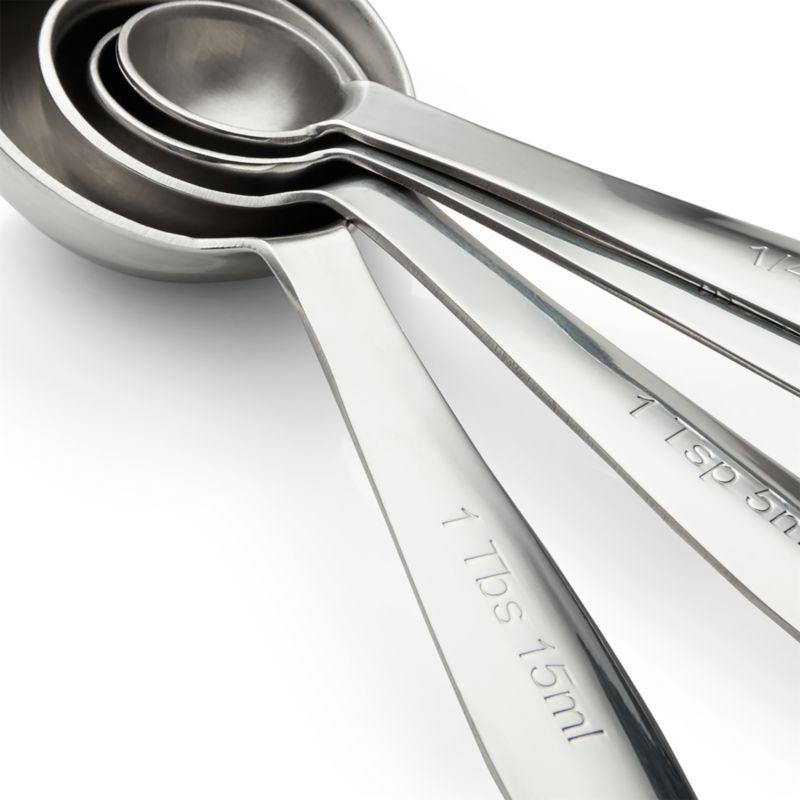 Stainless Steel Measuring Spoons, Set of 4