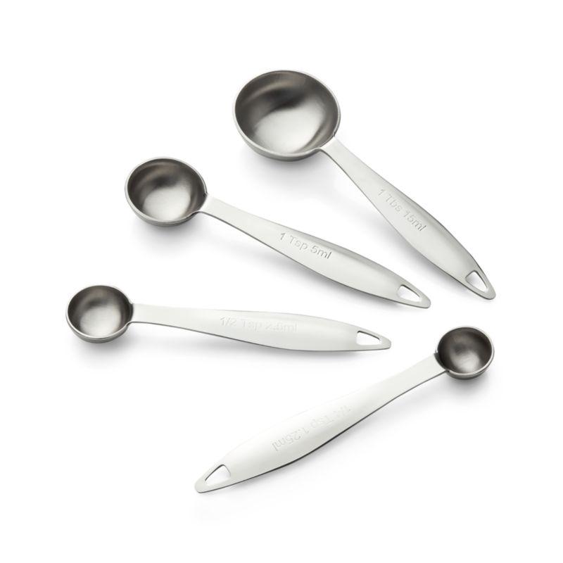 Stainless Steel Measuring Spoons, Set of 4