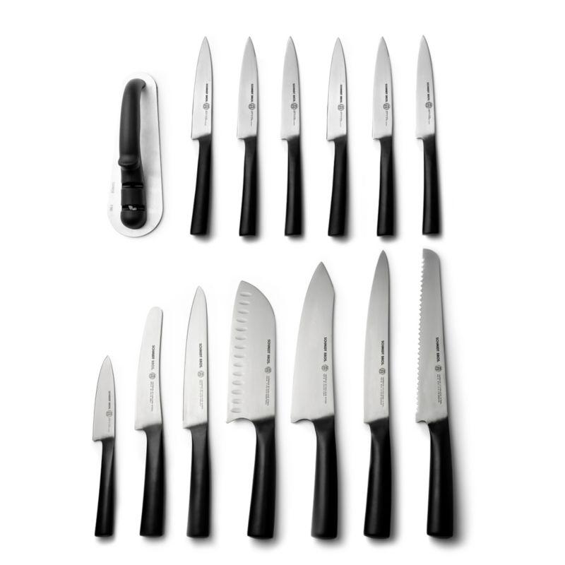 Schmidt Brothers ® Carbon 6 15-Piece Knife Block Set