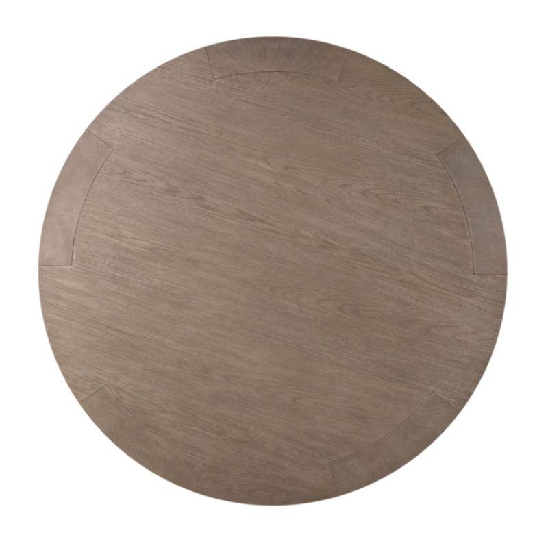 Sheffield Brown Wood 60" Round Coffee Table