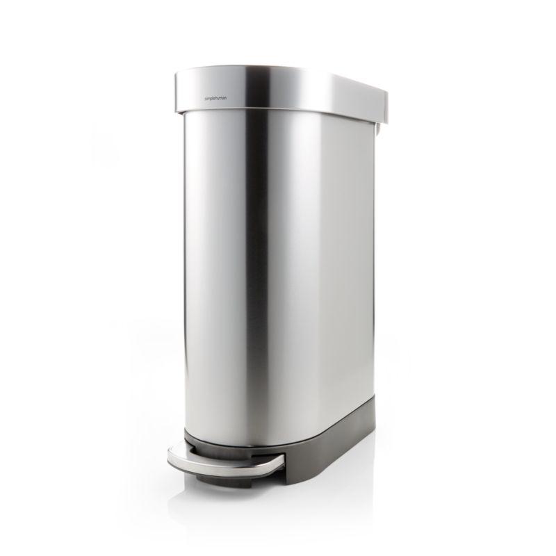 Simplehuman 45-Liter Slim Trash Can