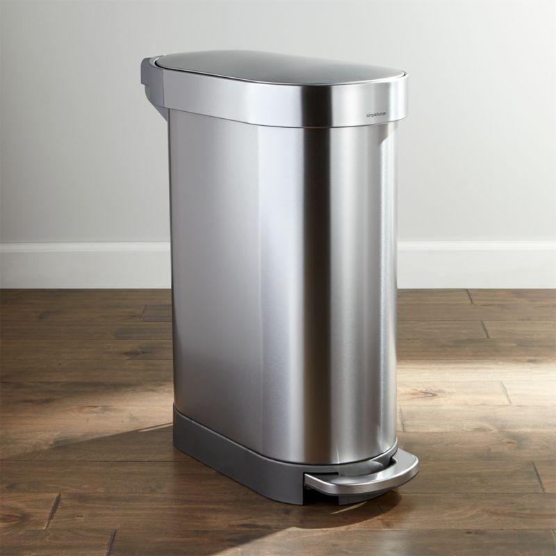 Simplehuman 45-Liter Slim Trash Can