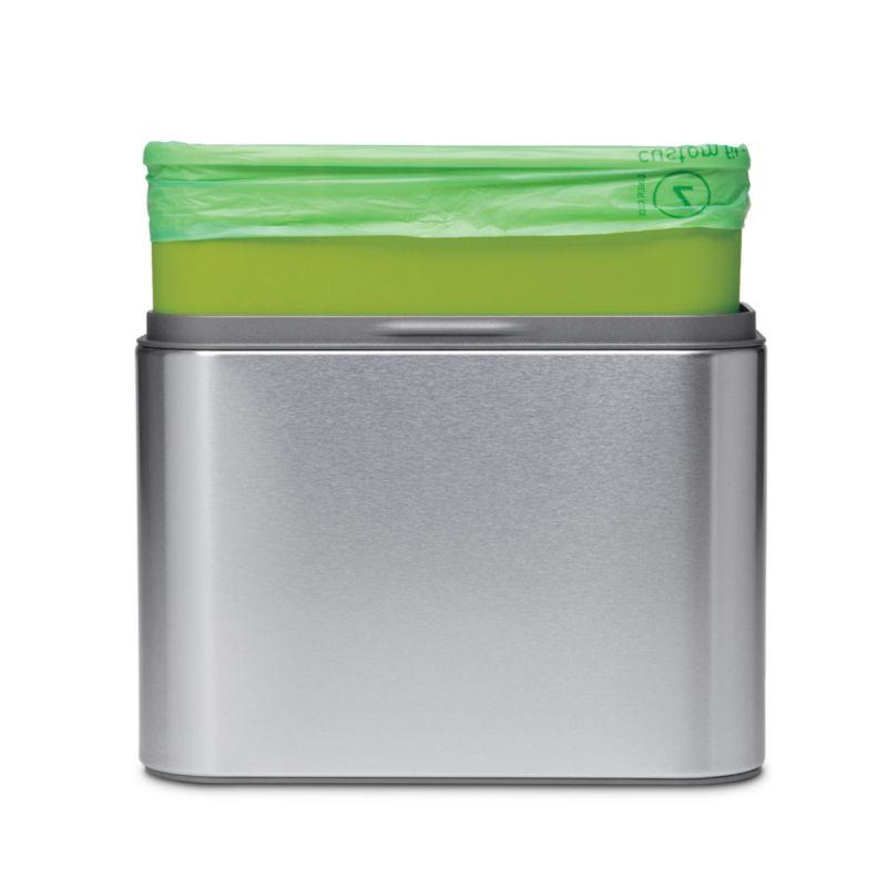 Simplehuman 4 Liter Compost Caddy, Brushed Stainless Steel
