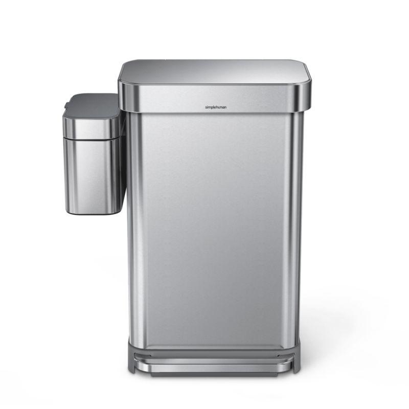 Simplehuman 4 Liter Compost Caddy, Brushed Stainless Steel