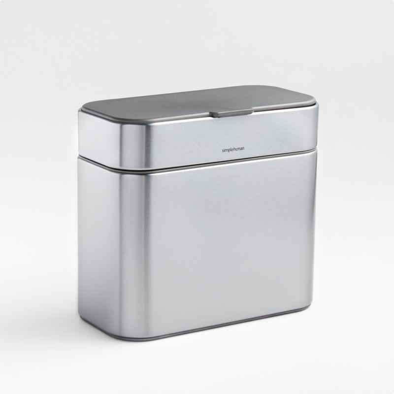 Simplehuman 4 Liter Compost Caddy, Brushed Stainless Steel