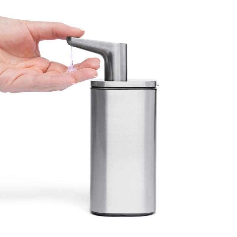 simplehuman ® 10-Oz. Brushed Stainless Steel Pulse Pump Liquid Soap Dispenser