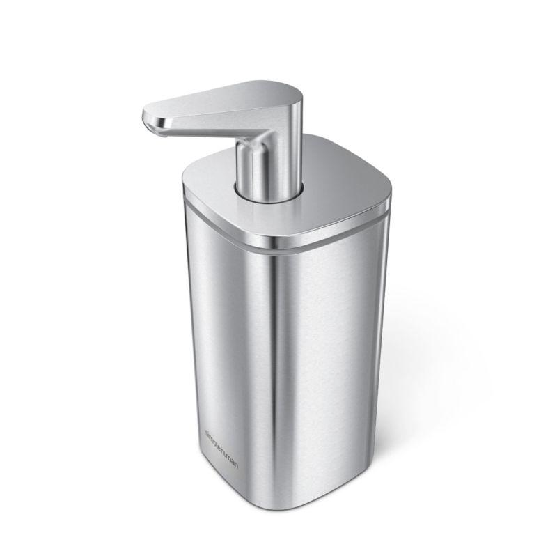 simplehuman ® 10-Oz. Brushed Stainless Steel Pulse Pump Liquid Soap Dispenser