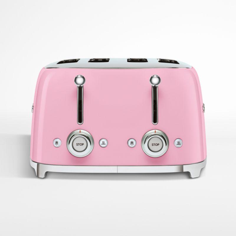 SMEG Pink 4x4-Slice Retro Toaster