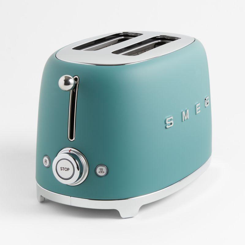 SMEG Matte Jade Green 2-Slice Retro Toaster