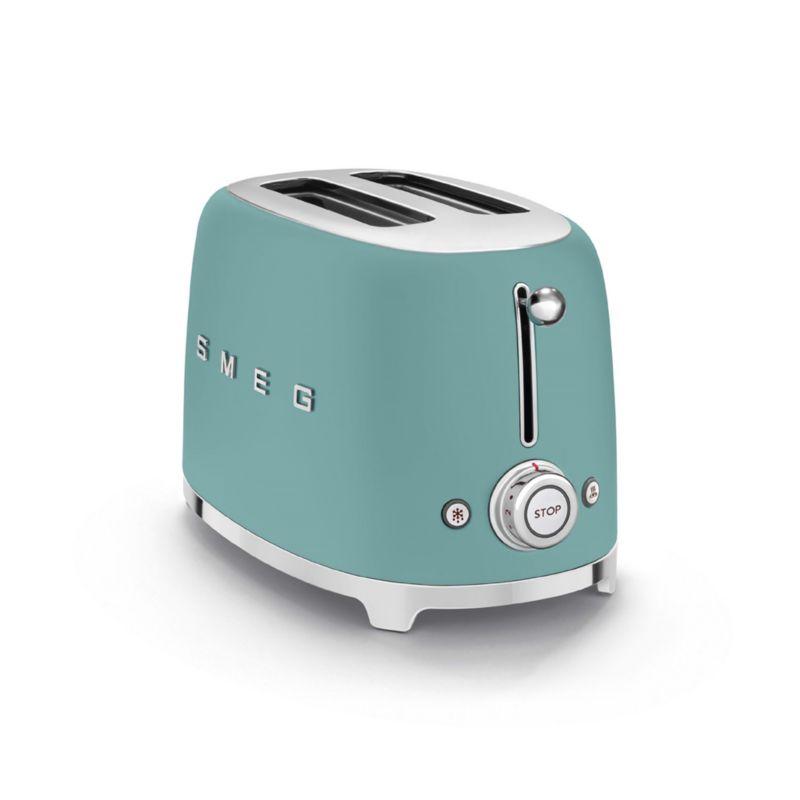 SMEG Matte Jade Green 2-Slice Retro Toaster