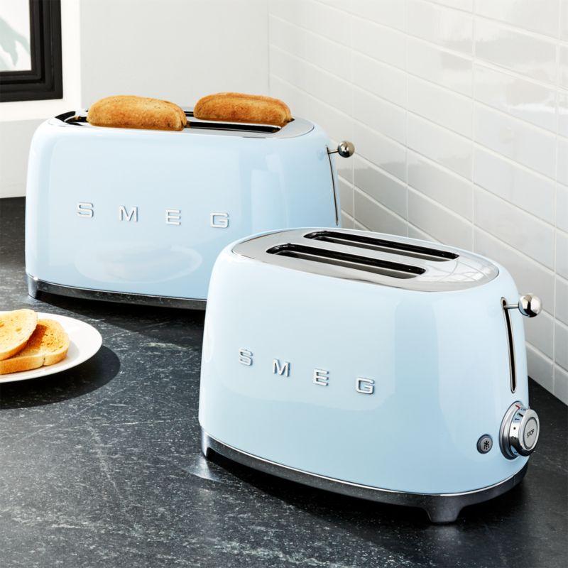 SMEG Pastel Blue 2-Slice Toaster