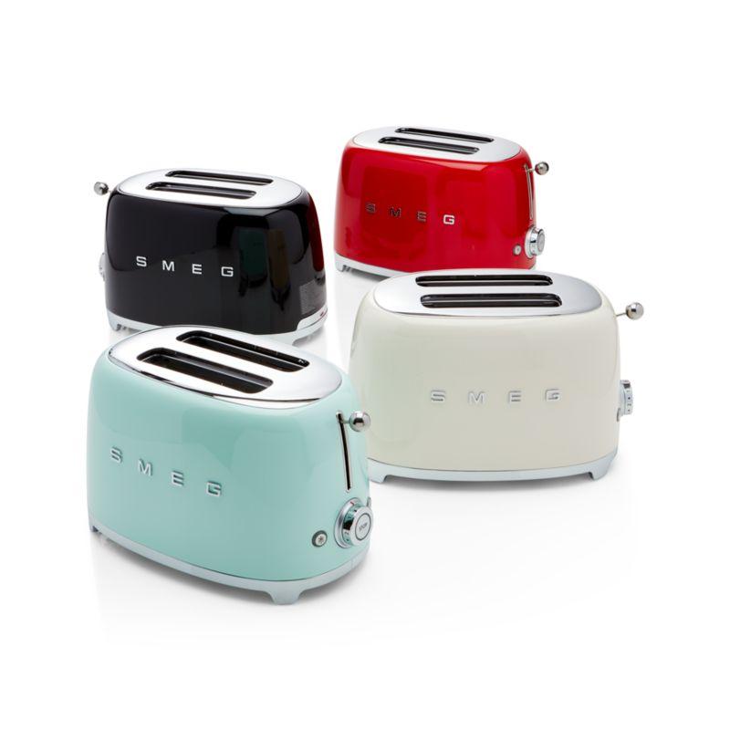 SMEG Red 4-Slice Retro Toaster