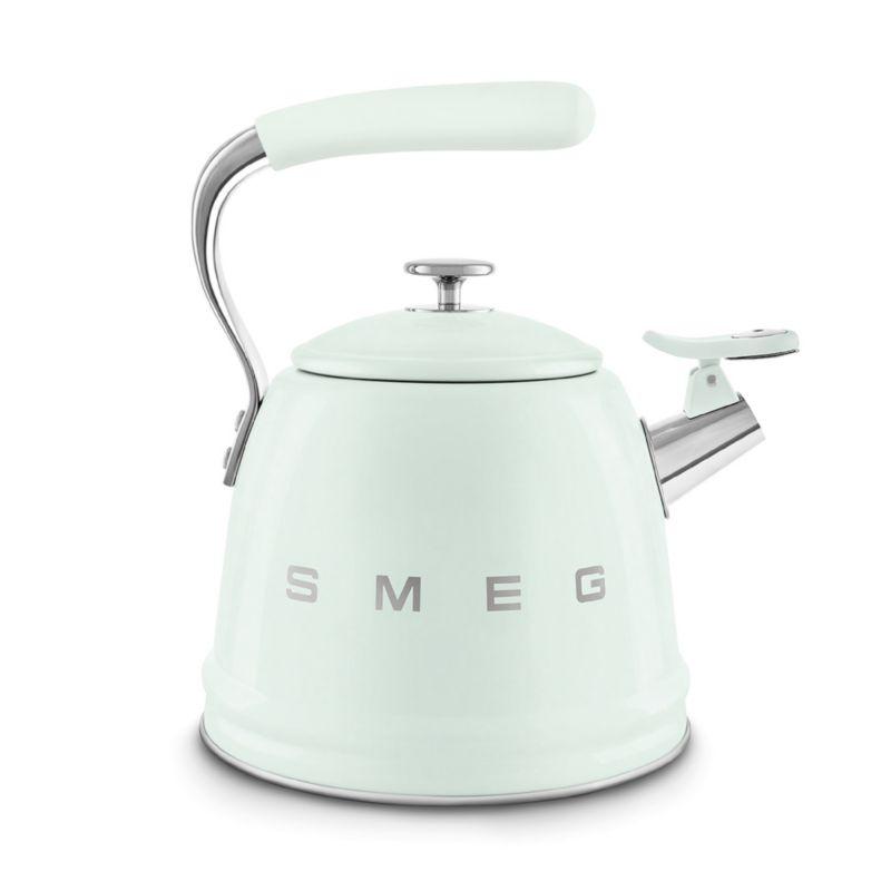 SMEG Pastel Green Whistling Stovetop Kettle