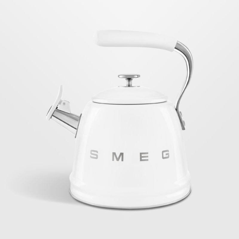 SMEG White Whistling Stovetop Kettle