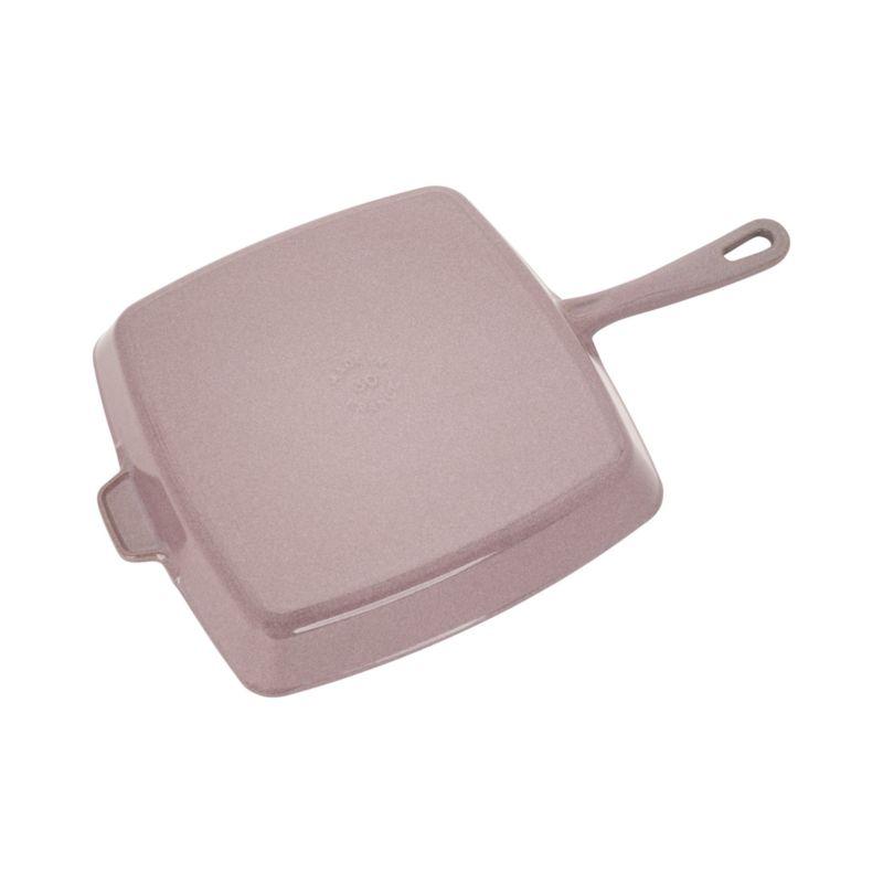 Staub 12" Lilac Enameled Cast Iron Square Grill Pan