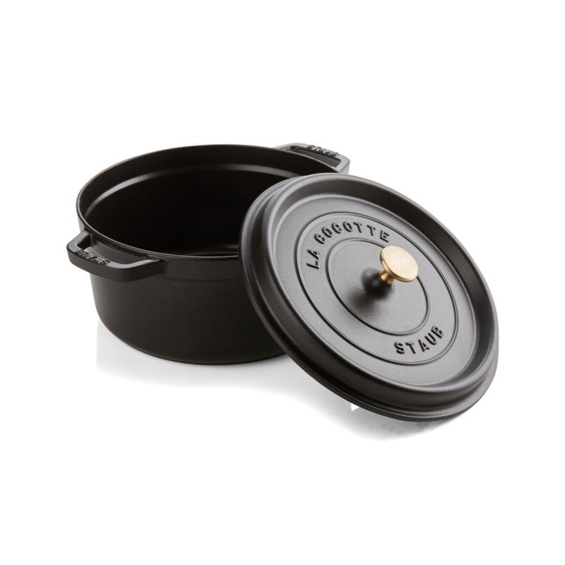 Staub ® 5.5-Qt Matte Black Cocotte