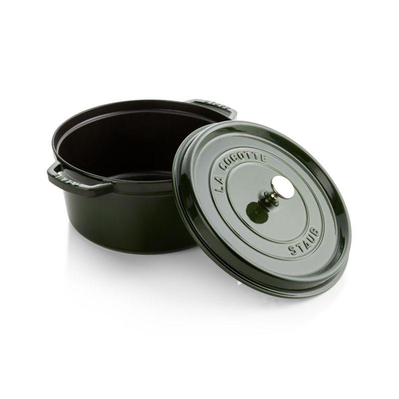 Staub ® 7-Qt Basil Round Cocotte