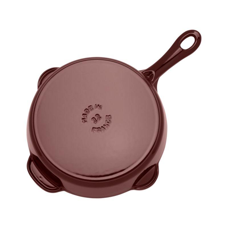 Staub ® 8.5" Grenadine Enameled Cast Iron Traditional Deep Skillet