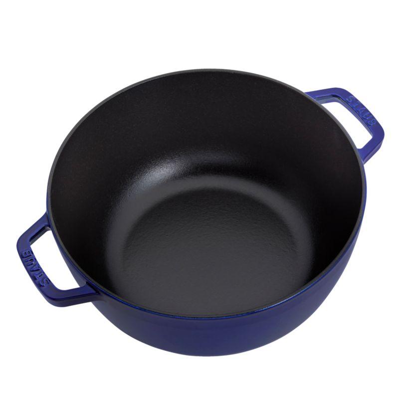 Staub ® Dark Blue Cast Iron 5-Qt. Essential French Oven