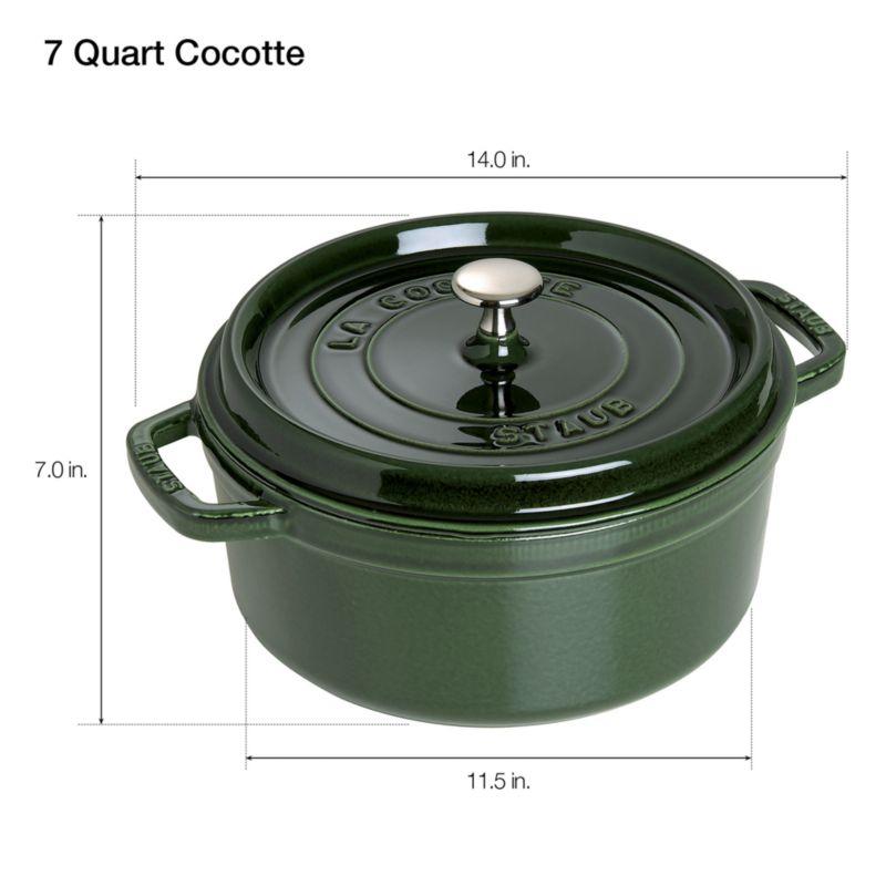 Staub ® 7-Qt Basil Round Cocotte