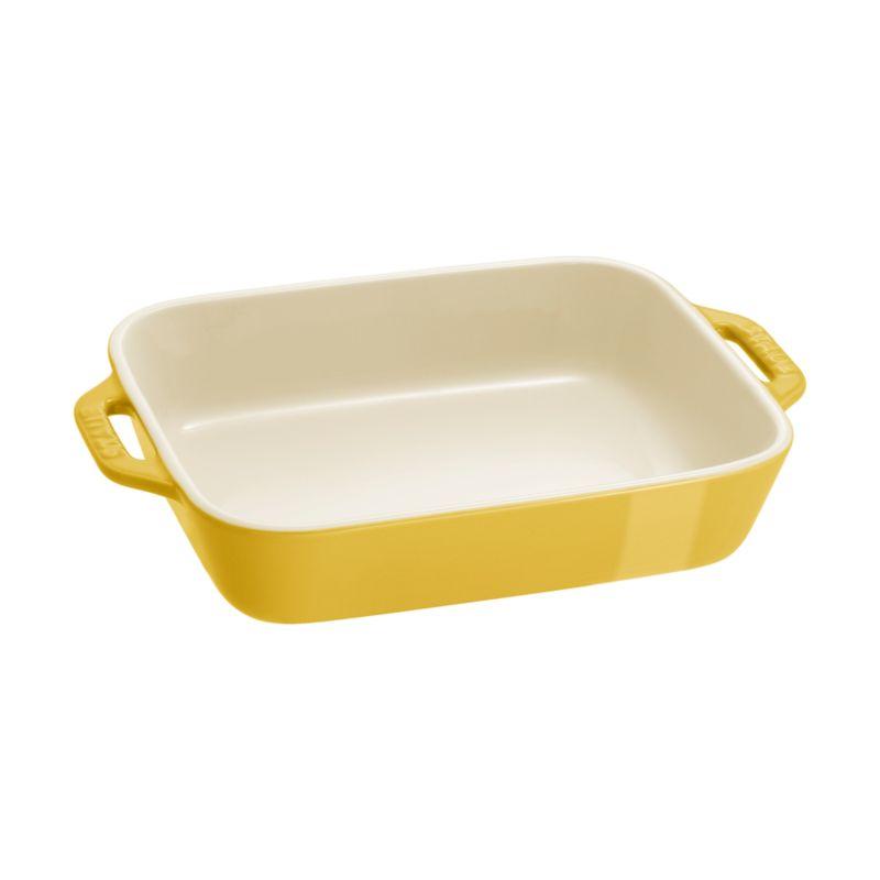 Staub ® Citron Rectangular Bakers, Set of 3