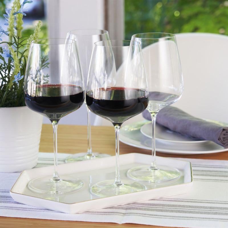 Spiegelau 23-Oz. Lead-Free Crystal Bordeaux Wine Glass Set