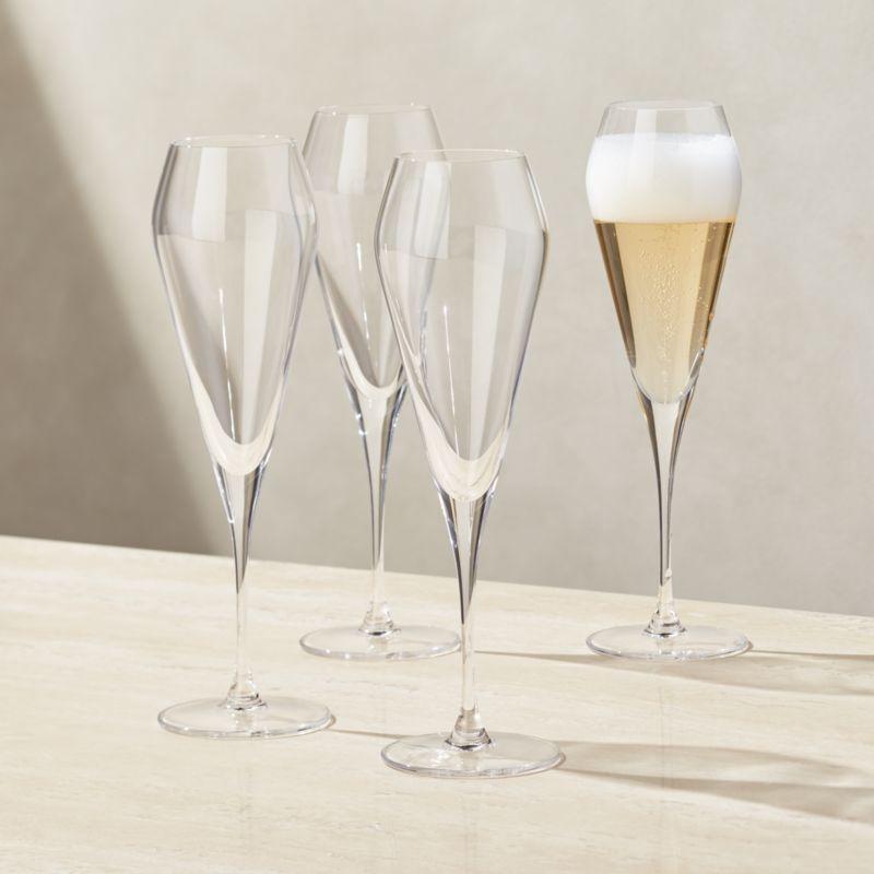 Spiegelau Willsberger 9-Oz. Champagne Glasses, Set of 4