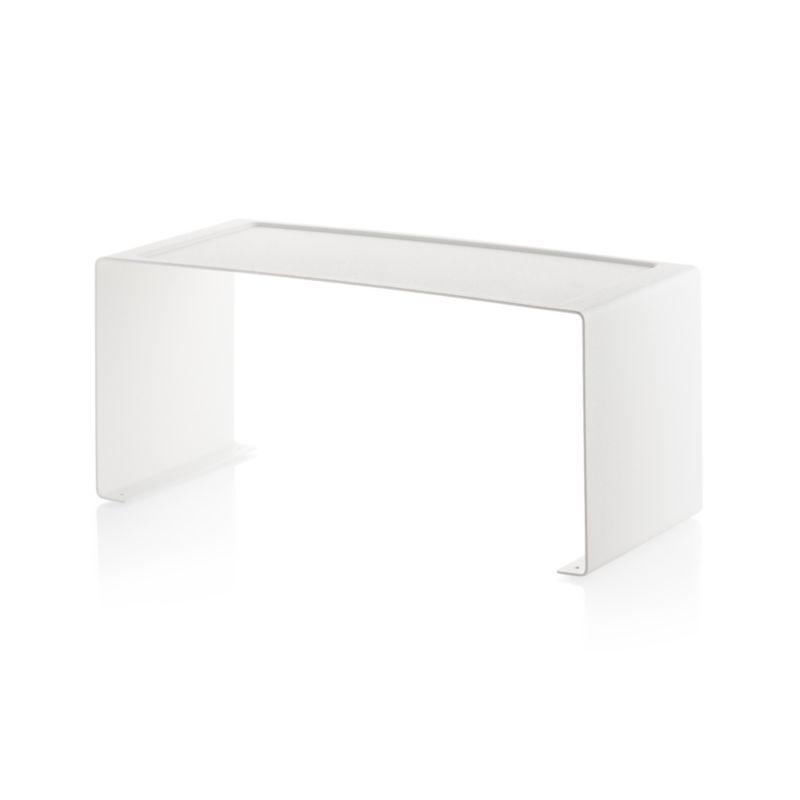 Yamazaki Tower Small White Kitchen Steel Rack