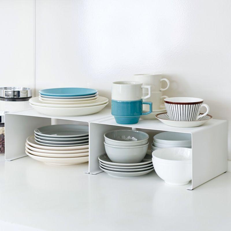 Yamazaki Tower Large White Kitchen Steel Rack