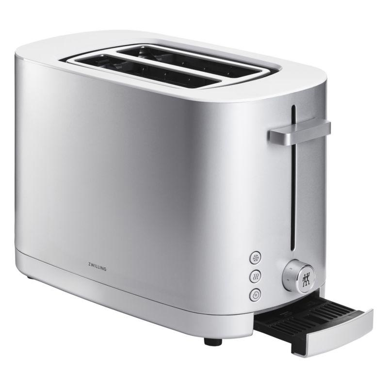 ZWILLING ® Enfinigy Silver 2-Slice Toaster