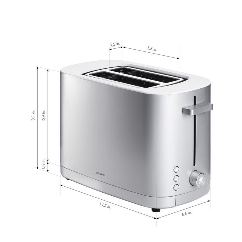 ZWILLING ® Enfinigy Silver 2-Slice Toaster