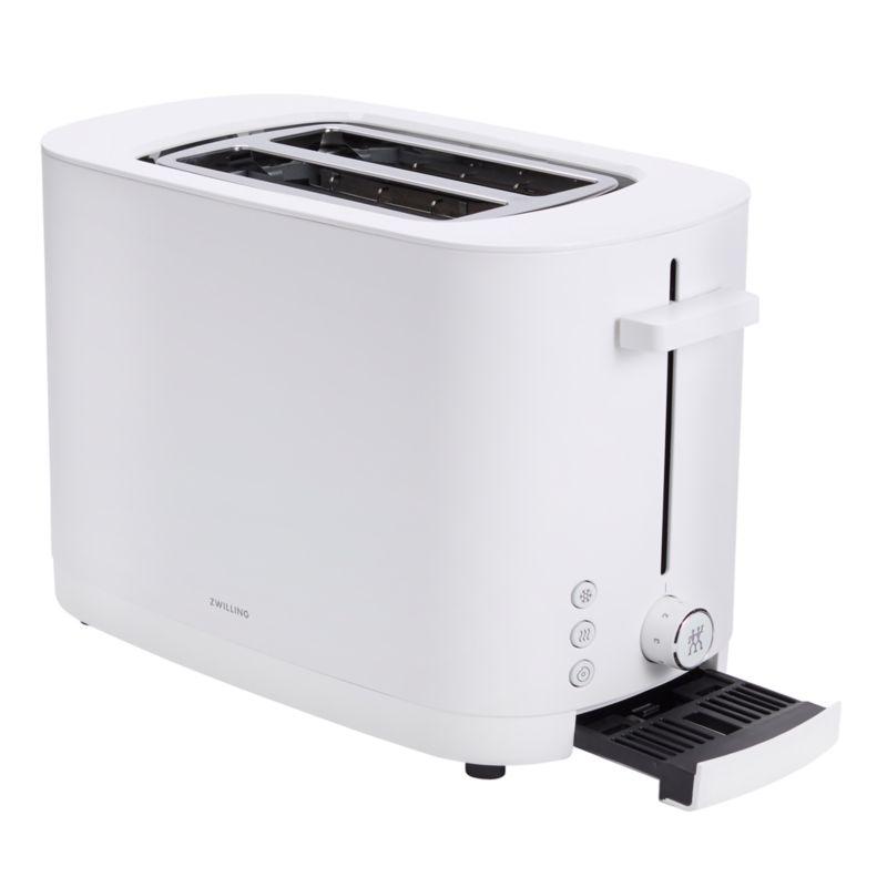 ZWILLING ® Enfinigy Matte White 2-Slice Toaster