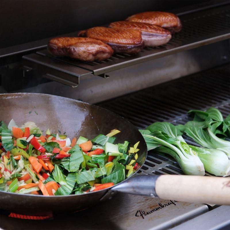 ZWILLING Flammkraft 13-inch Carbon Steel Wok for Model D Gas Grill