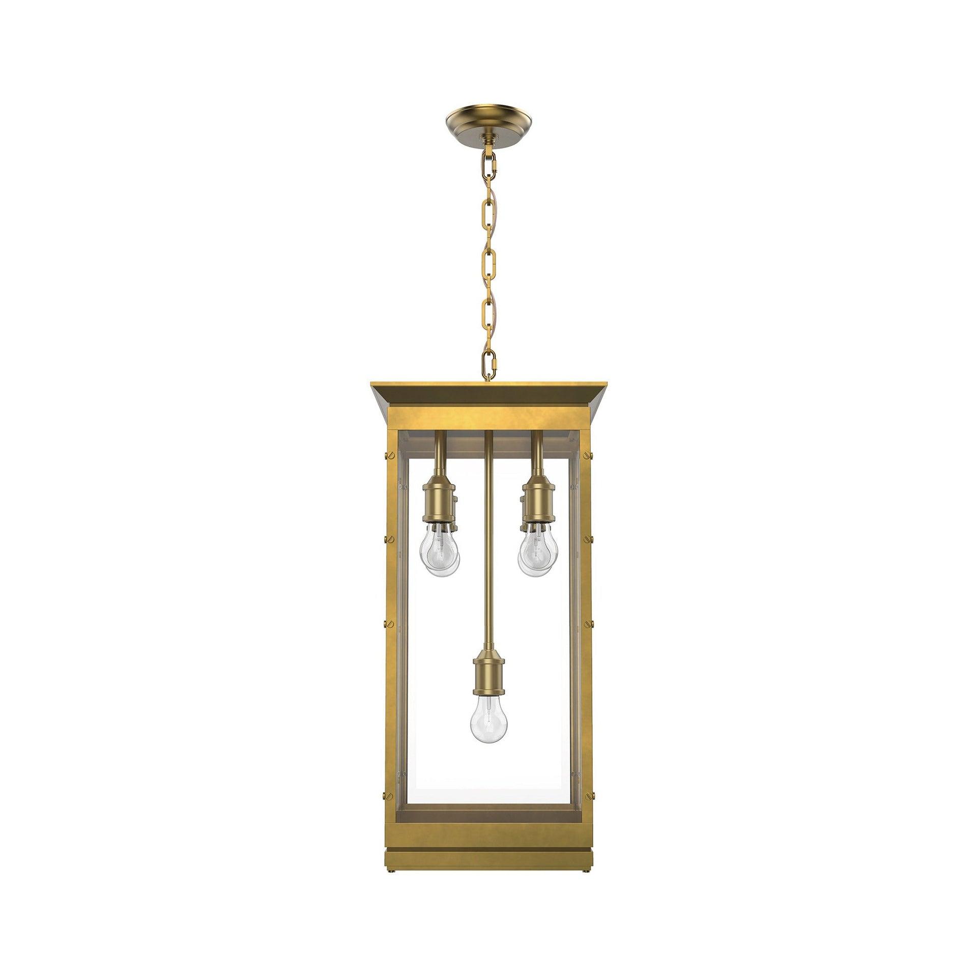 Alora Lighting Douglas 5 - Light Lantern Square / Rectangle Chandelier