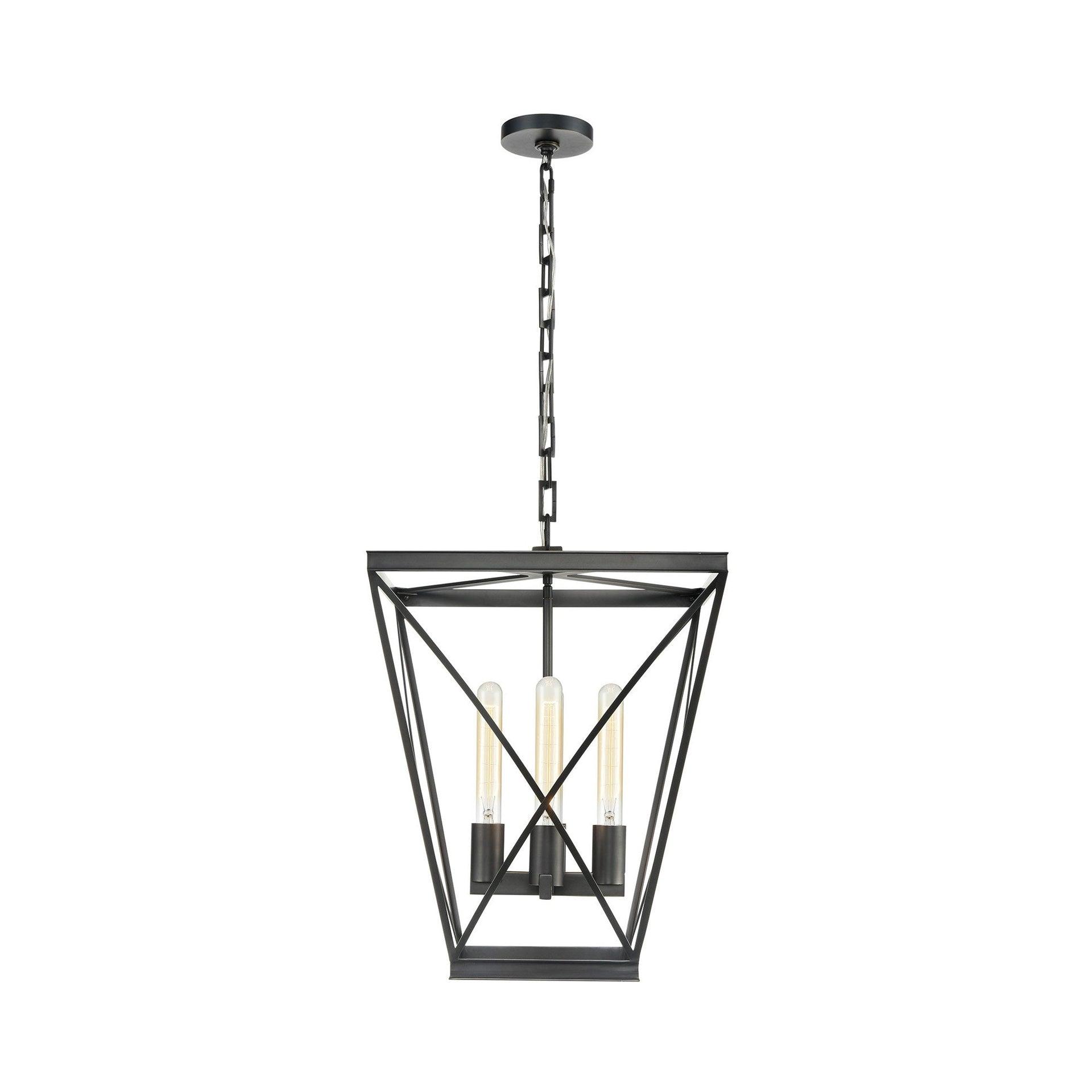 Lattice 4 - Light Lantern Geometric Chandelier