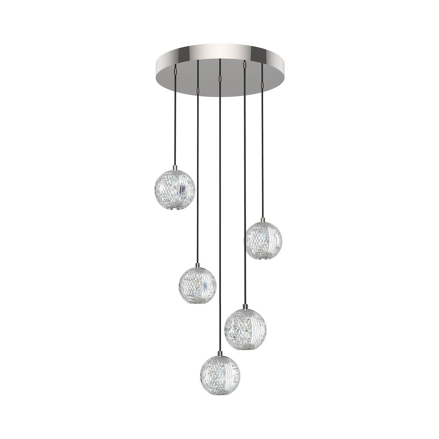 Marni 5 - Light LED Cluster Pendant