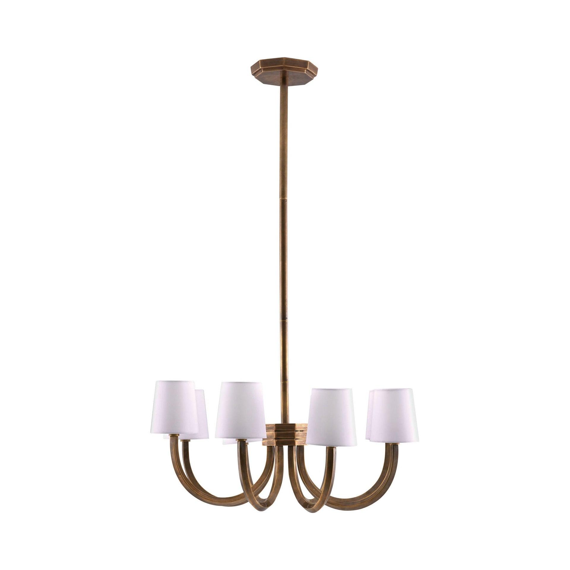 Gaetano Chandelier by Arteriors - Vintage Brass / 26.5" Dia