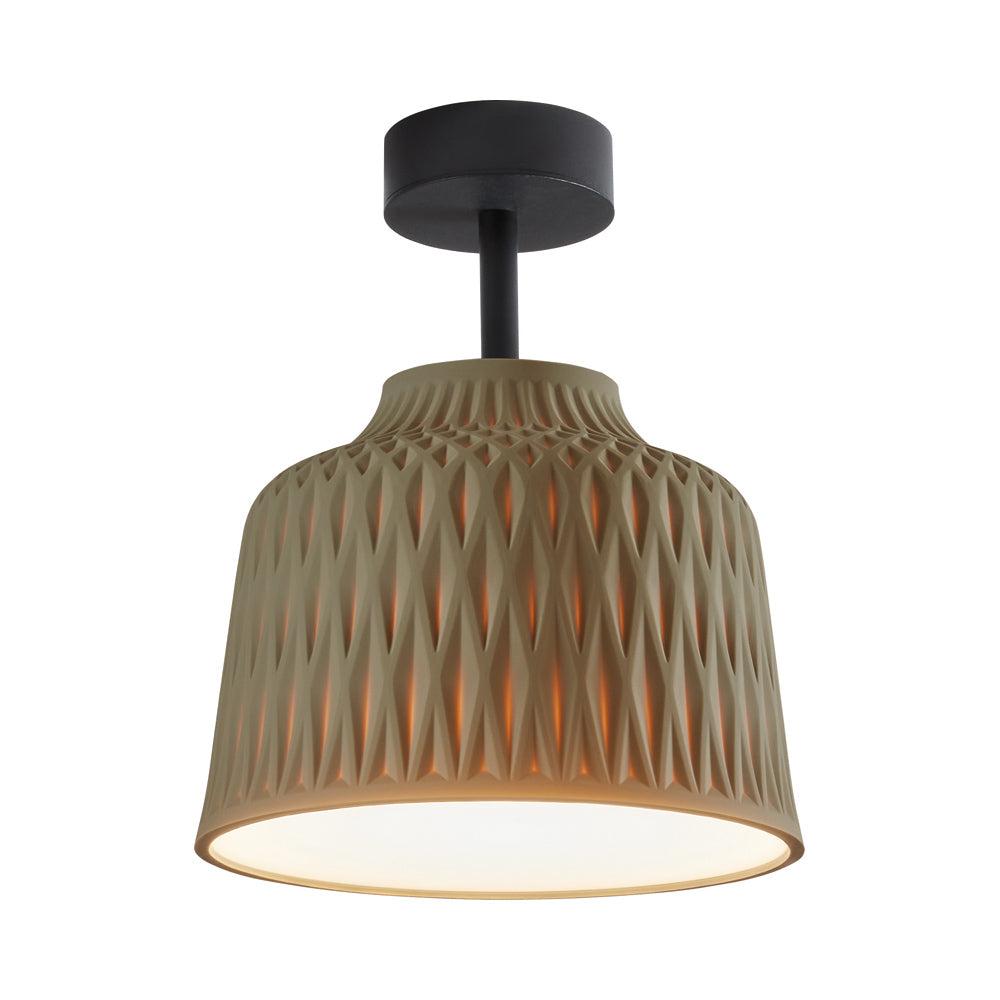 11.81'' W 1 - Bulb Outdoor Semi Flush Mount