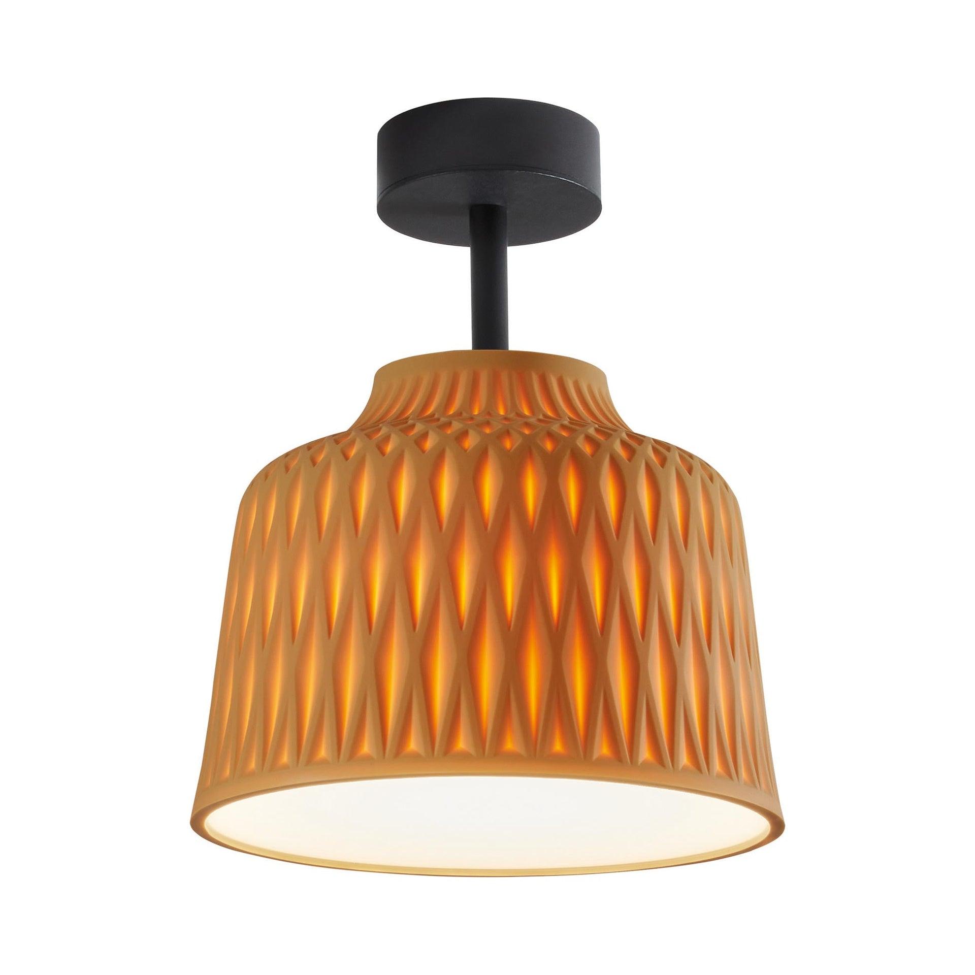 Bover Black 11.81" W Outdoor Semi Flush Mount