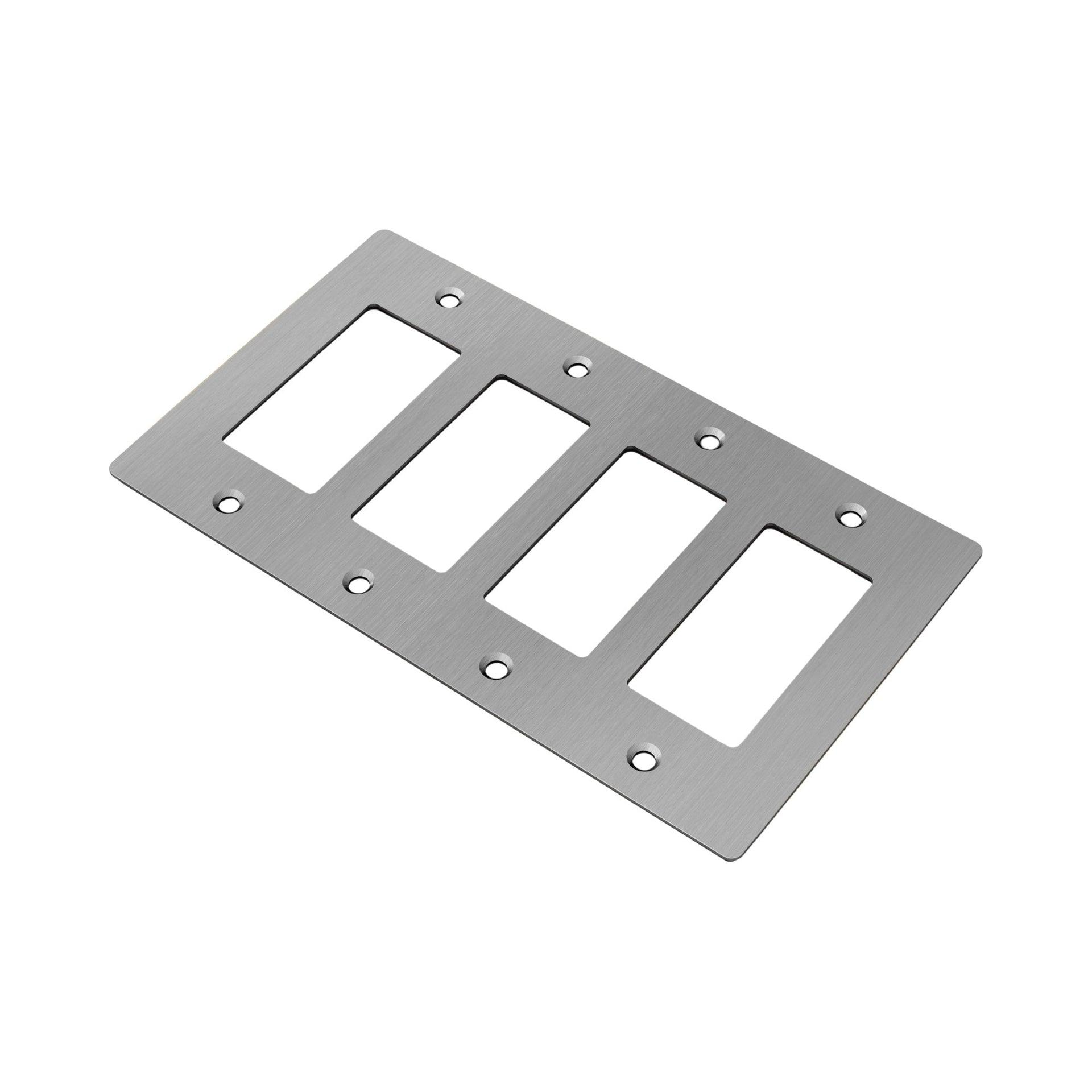 Buster + Punch Buildings & Architecture 4 - Gang Blank Standard Combination Wall Plate