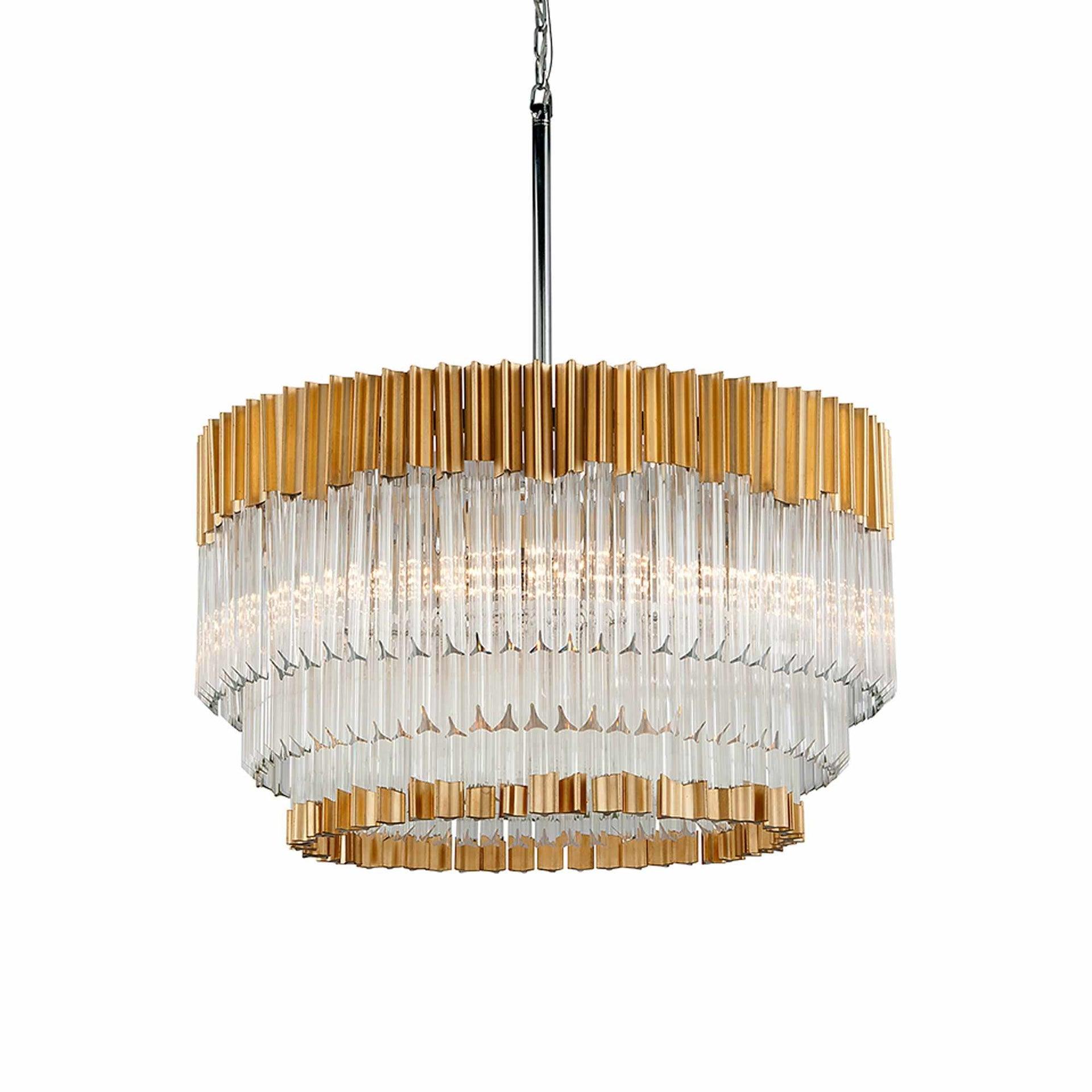 Charisma 8-Light Unique / Statement Tiered Chandelier